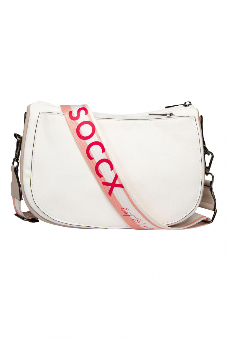 Crossbody Bag im Colour-Design mit modischem Gurt