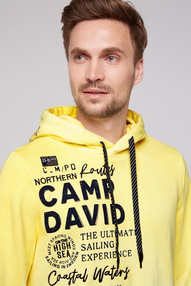 Hoodie Dip Dye mit Artworks