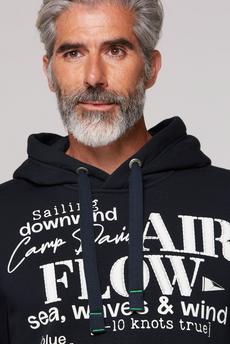 Hoodie mit plakativen Logo Prints