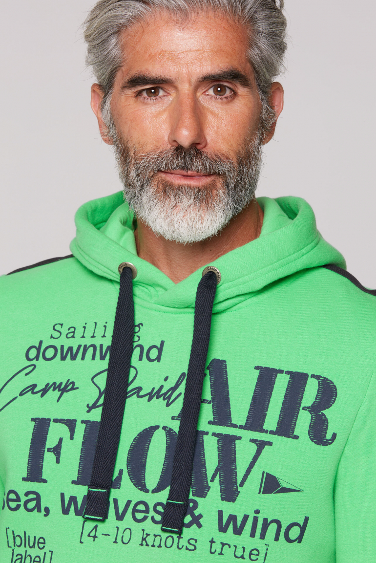 Hoodie mit plakativen Logo Prints
