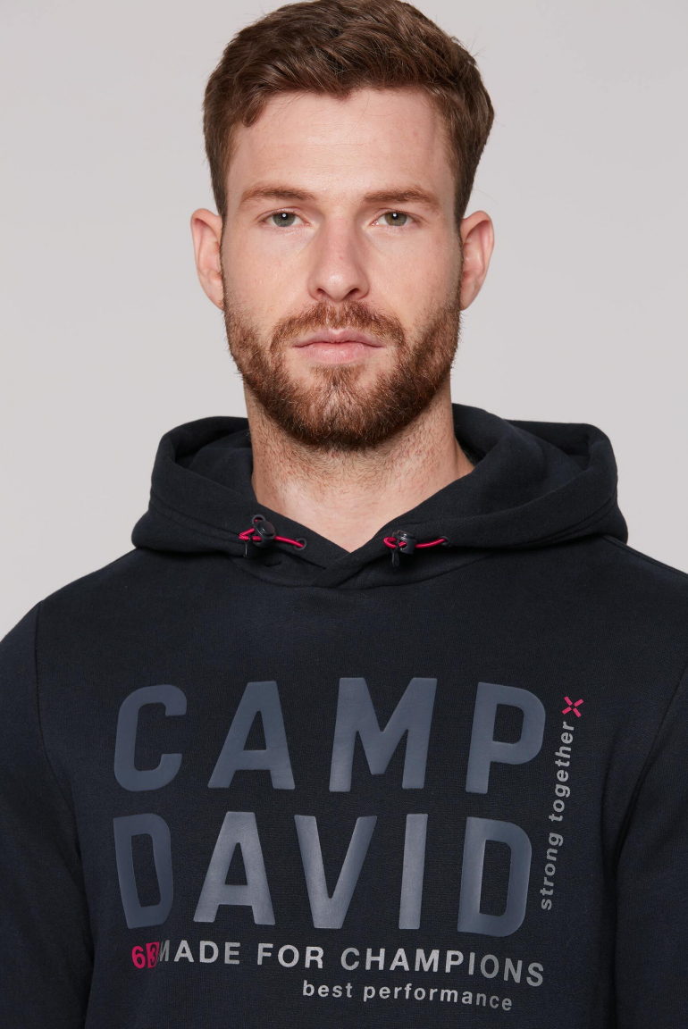 Hoodie mit Rubber Artwork