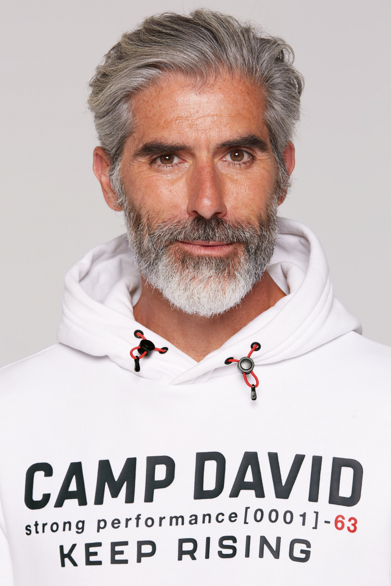 Hoodie mit Rubber Artwork