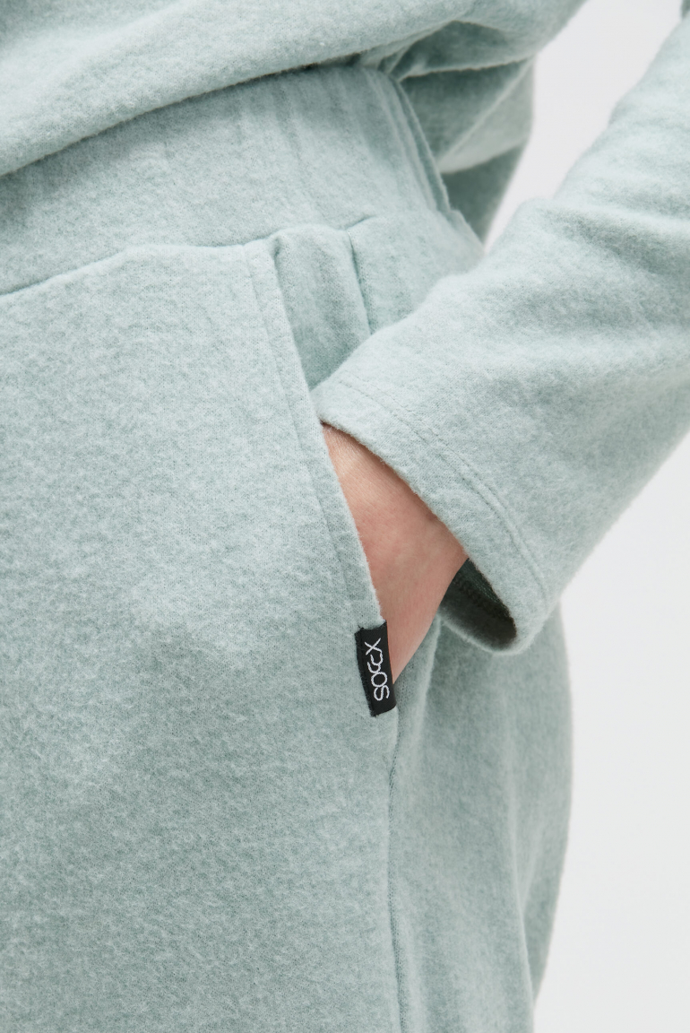 Jogpants aus Flauschstrick