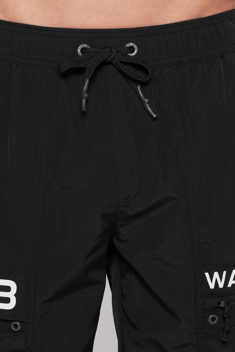 Lange Badeshorts im Cargo-Stil