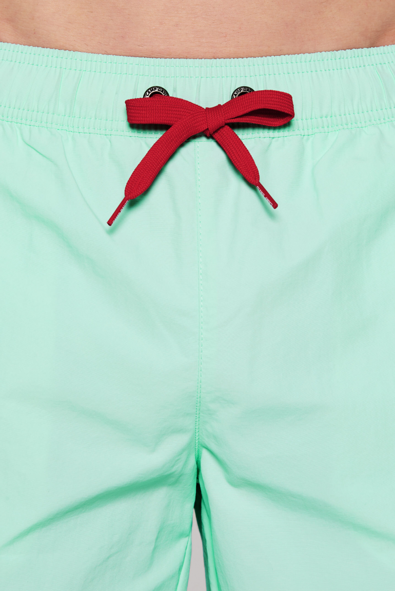 Lange Badeshorts mit Logo Design