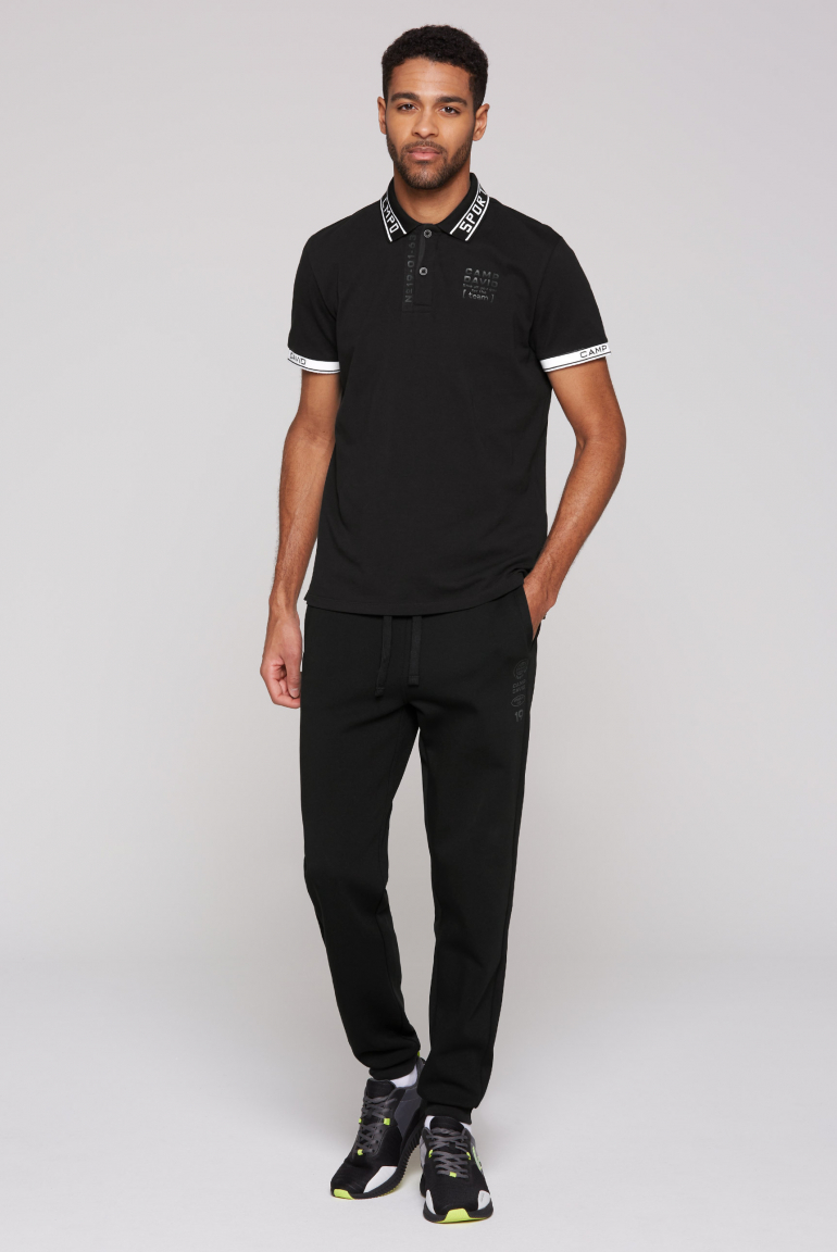 Poloshirt mit Rücken-Artwork