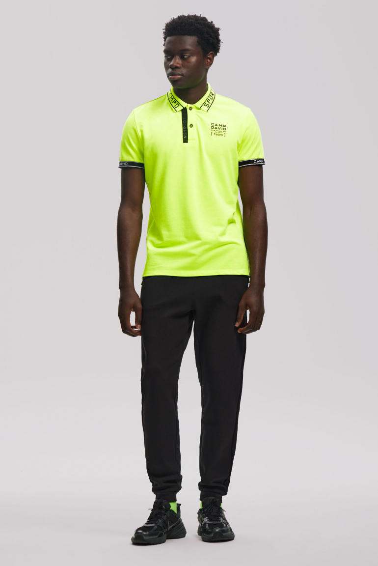 Poloshirt mit Rücken-Artwork