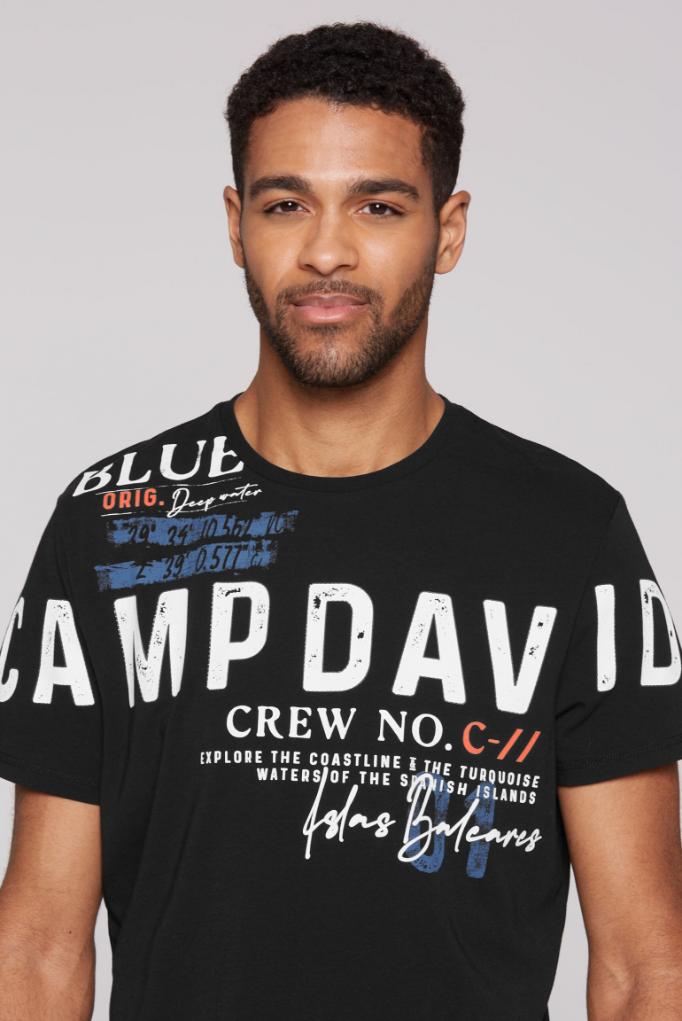 T-Shirt mit Logo-Design