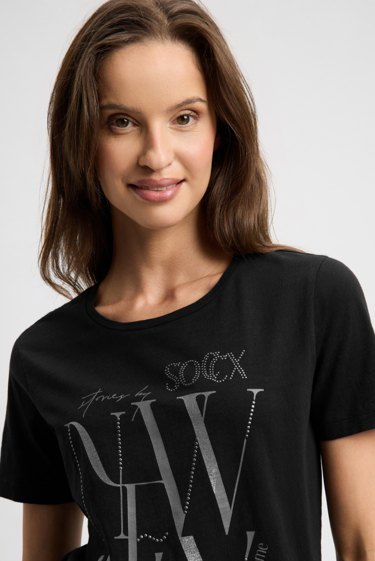 T-Shirt Rundhals mit Artwork