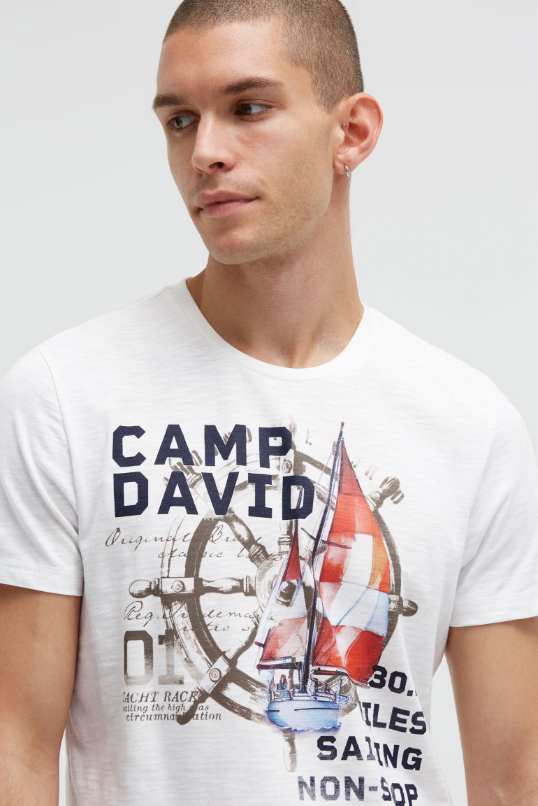 T-Shirt Rundhals mit Photoprint