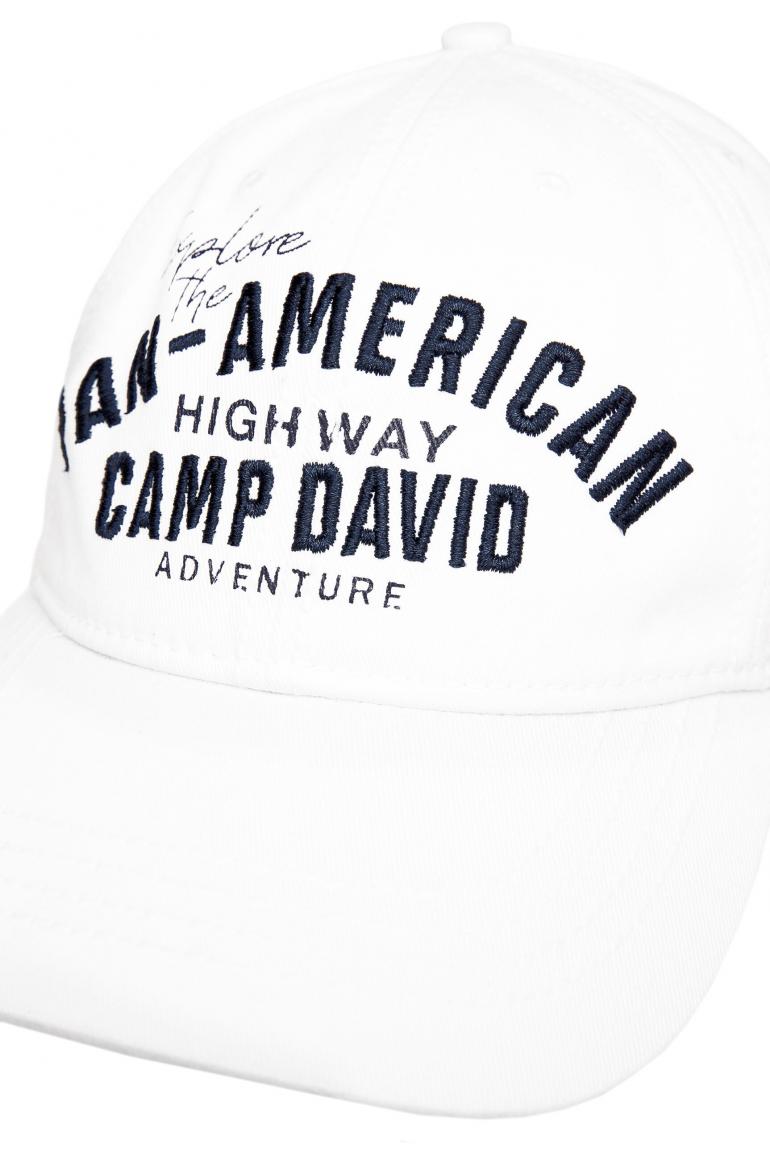 CAMP DAVID & SOCCX | Base Cap mit Logo Artwork opticwhite