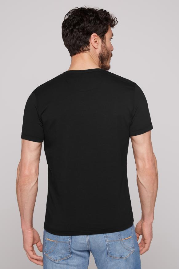 Basic T-Shirt mit V-Neck, Doppelpack
