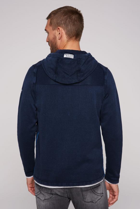 Kapuzenpullover mit Saum-Layering