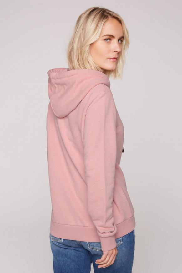 Kapuzensweatshirt mit Ärmel-Artwork