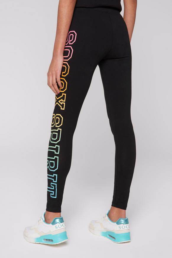 Leggings mit Rainbow Logo Print