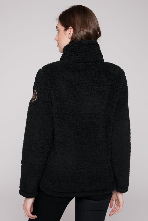 Sweatshirt aus Teddyplüsch