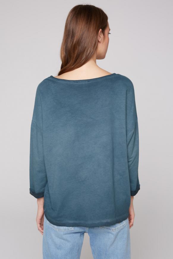 Sweatshirt mit 3/4-Arm und Artwork