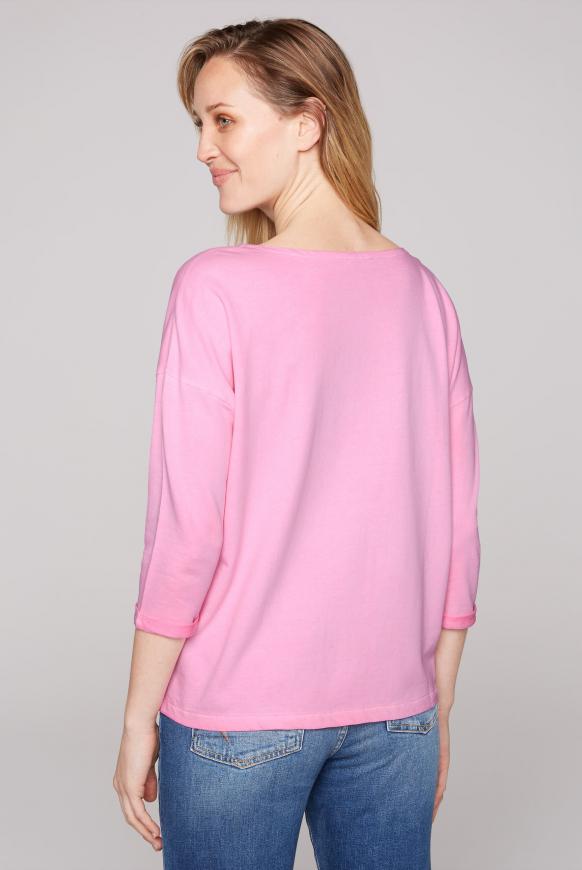 Sweatshirt mit 3/4-Arm und Artwork