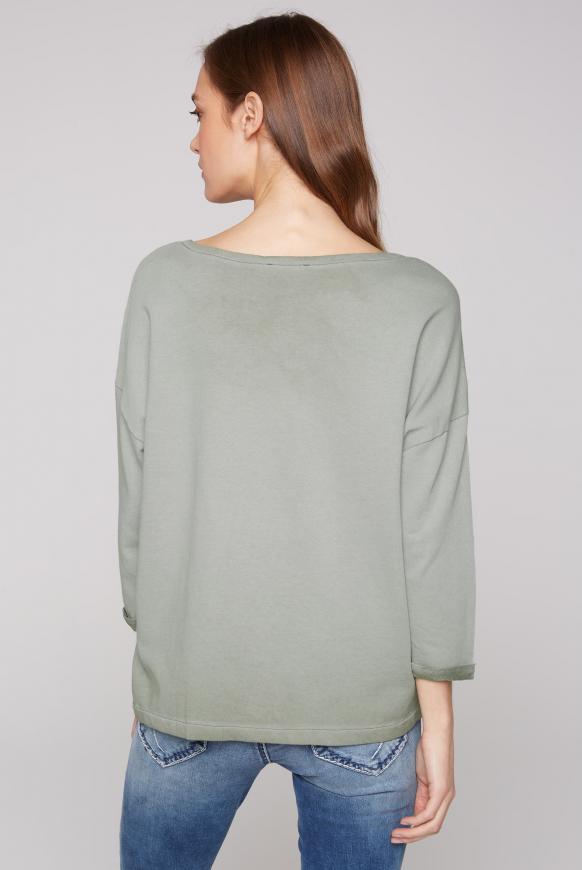 Sweatshirt mit 3/4-Arm und Artwork