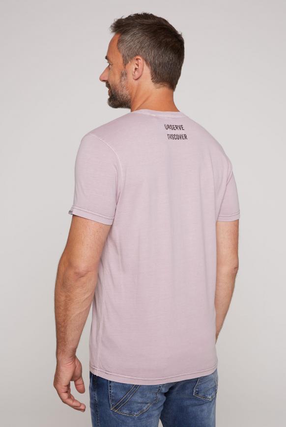 T-Shirt mit Logo Prints und Brusttasche