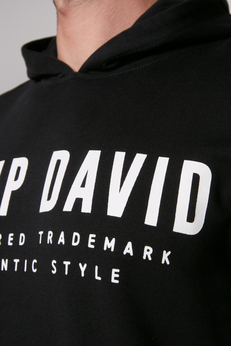 Basic Hoodie mit Logo Print