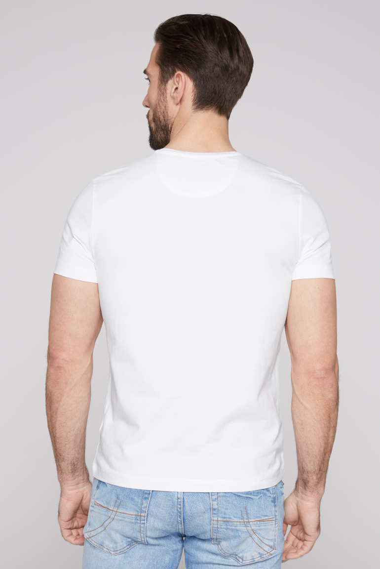 Basic T-Shirt mit V-Neck, Doppelpack