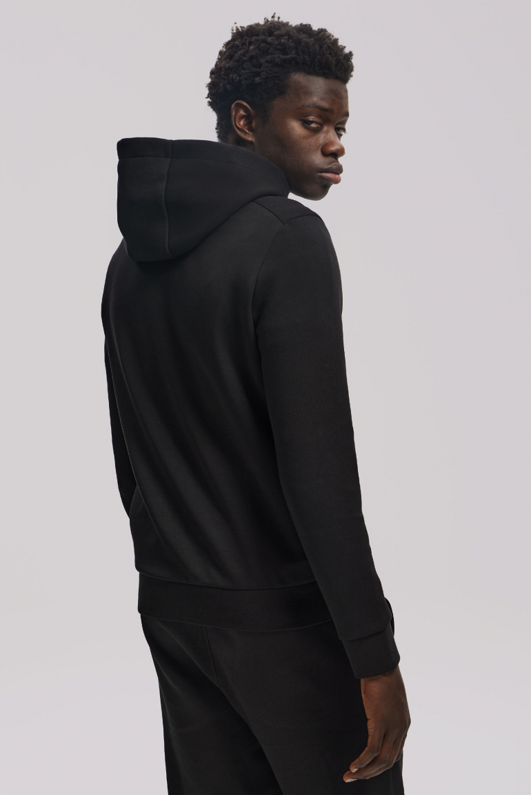 Hoodie aus Interlock-Jersey mit Rubber Artworks