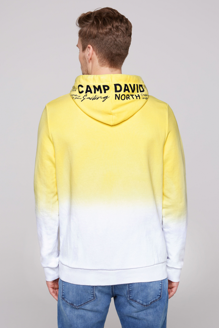 Hoodie Dip Dye mit Artworks