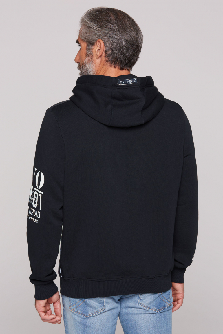 Hoodie mit plakativen Logo Prints