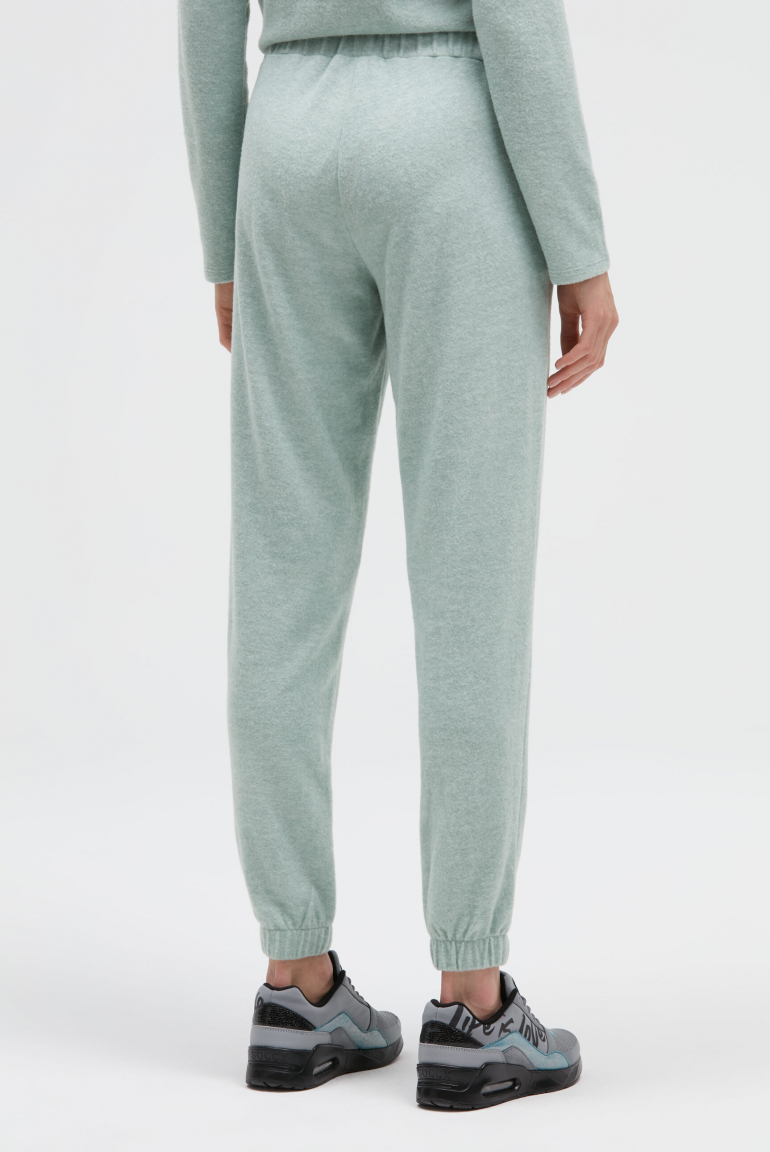 Jogpants aus Flauschstrick