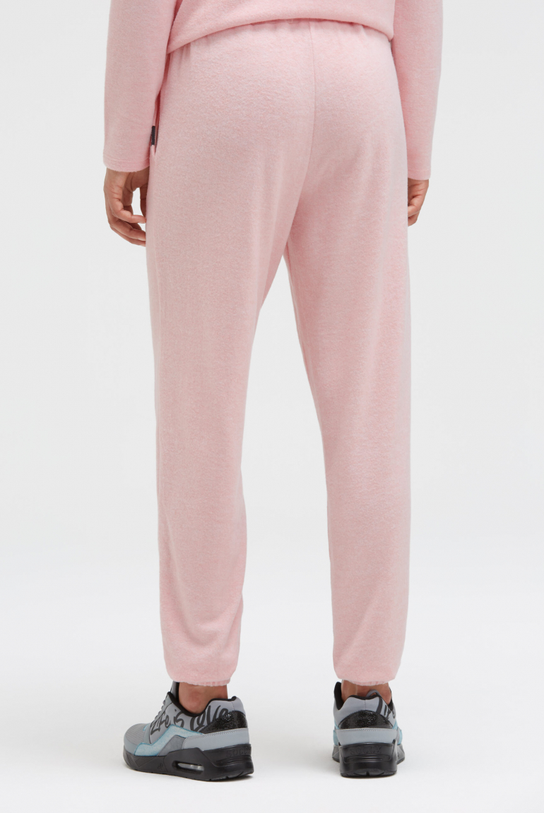 Jogpants aus Flauschstrick
