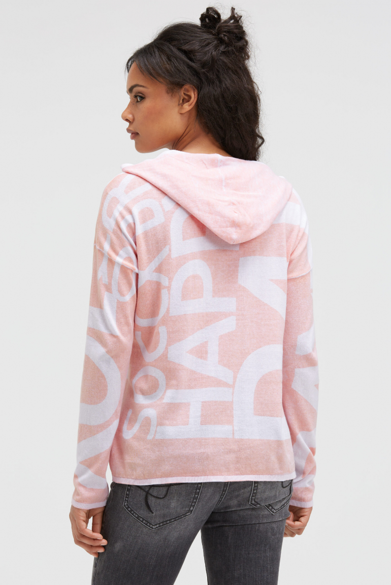 Kapuzenpullover mit Acid All Over Print