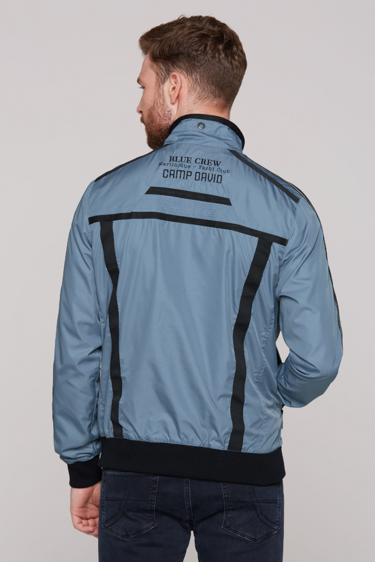 Leichter Blouson mit Tapes und Artworks