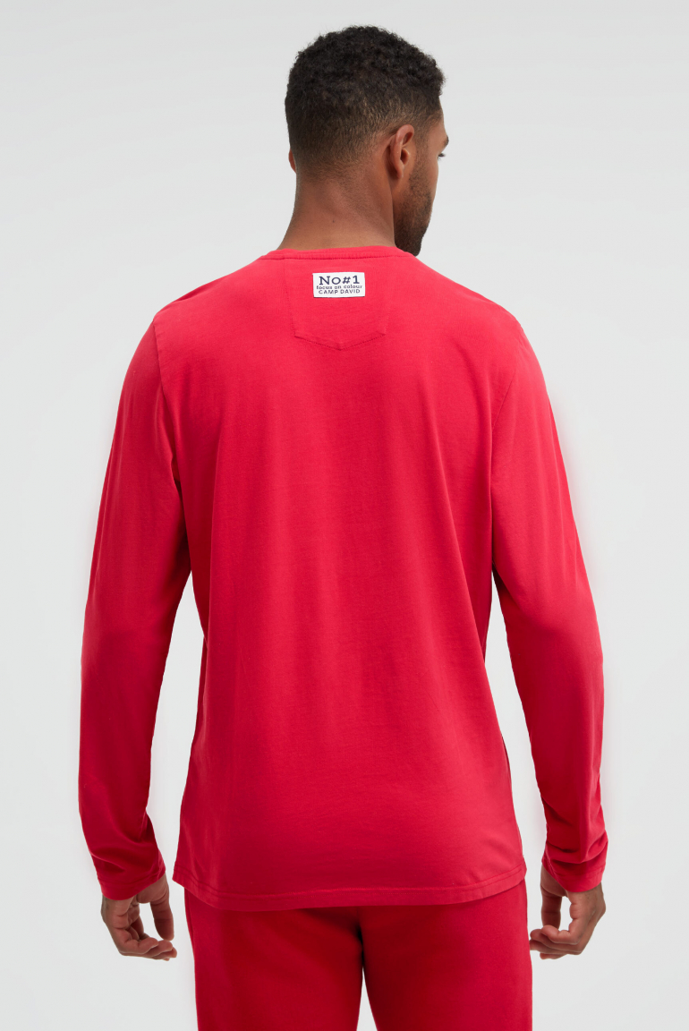 Longsleeve mit Rubber Artwork