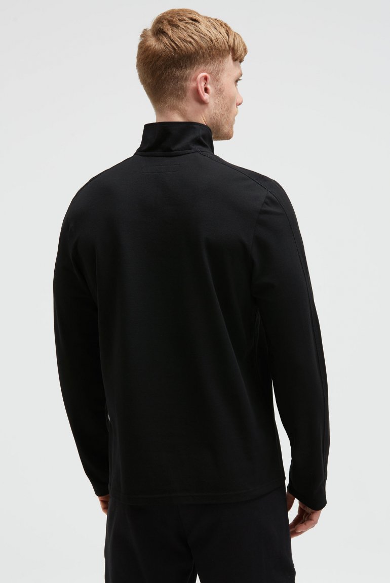 Longsleeve mit Troyer-Kragen und Artwork