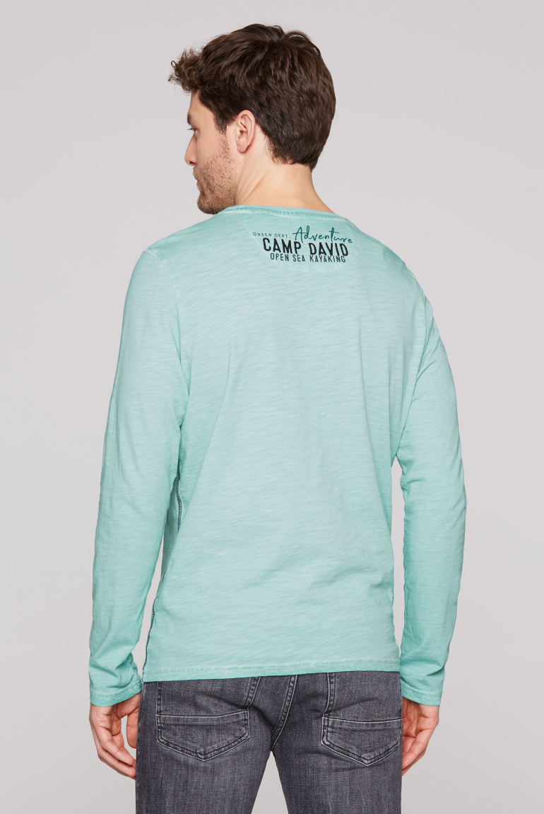 Longsleeve Oil Dyed mit Artwork