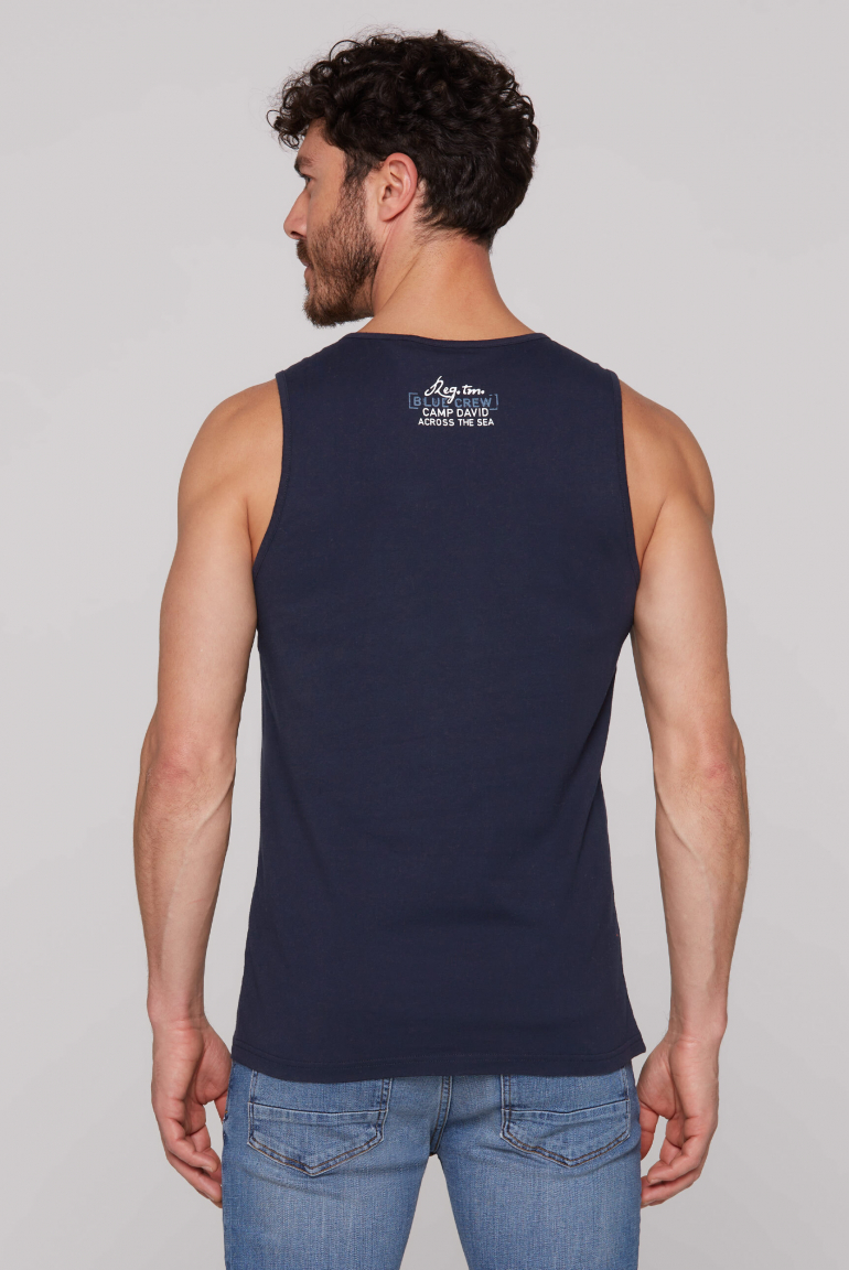 Muskelshirt mit Sailing Print