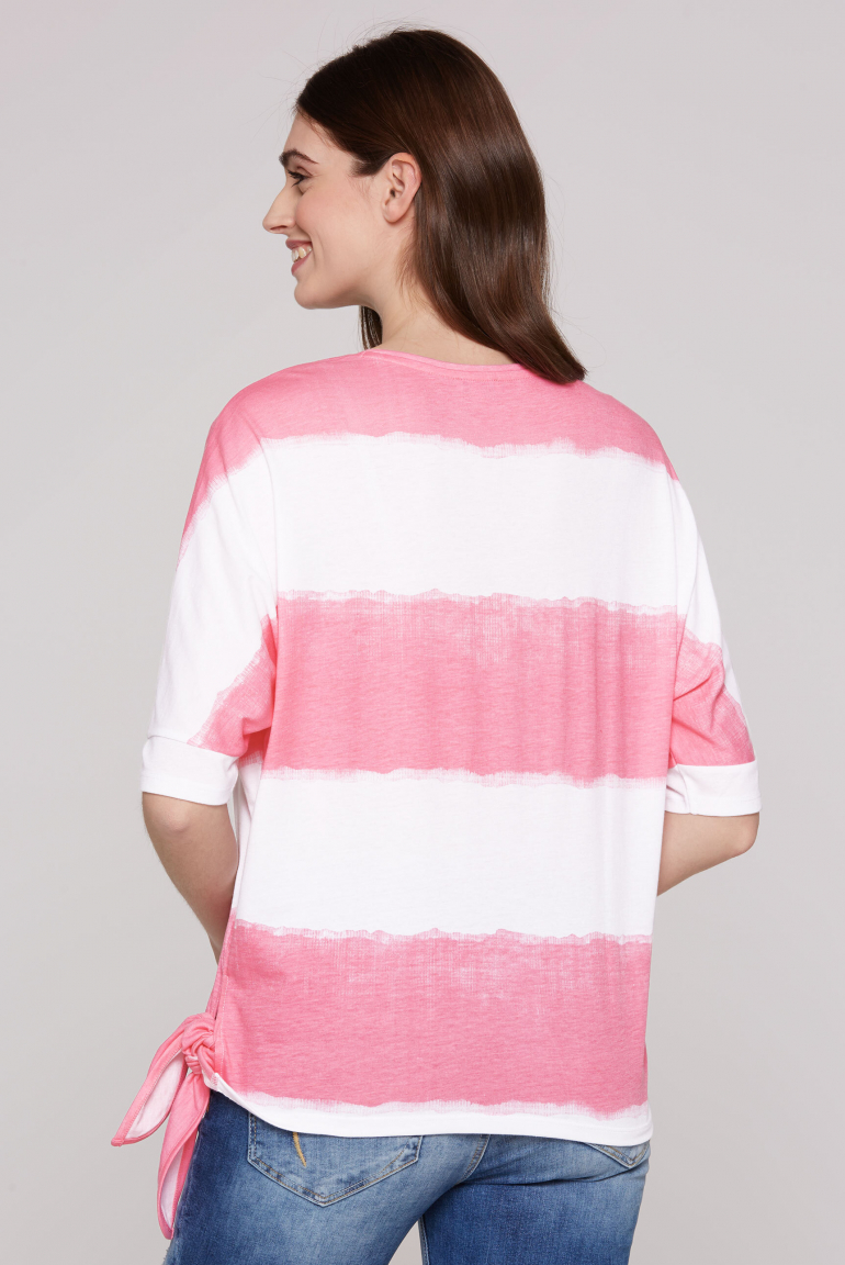 Oversized T-Shirt mit Streifen-Design