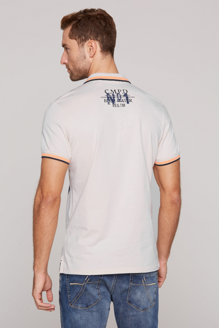 Poloshirt mit Trikotkragen und Logo Artworks