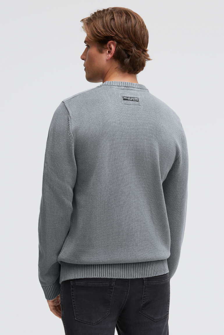 Pullover V-Neck mit Logo Print und Tapes