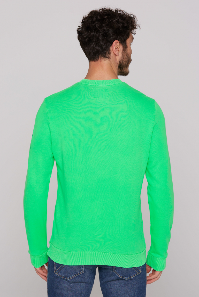Sweatshirt mit Prints und Stickereien