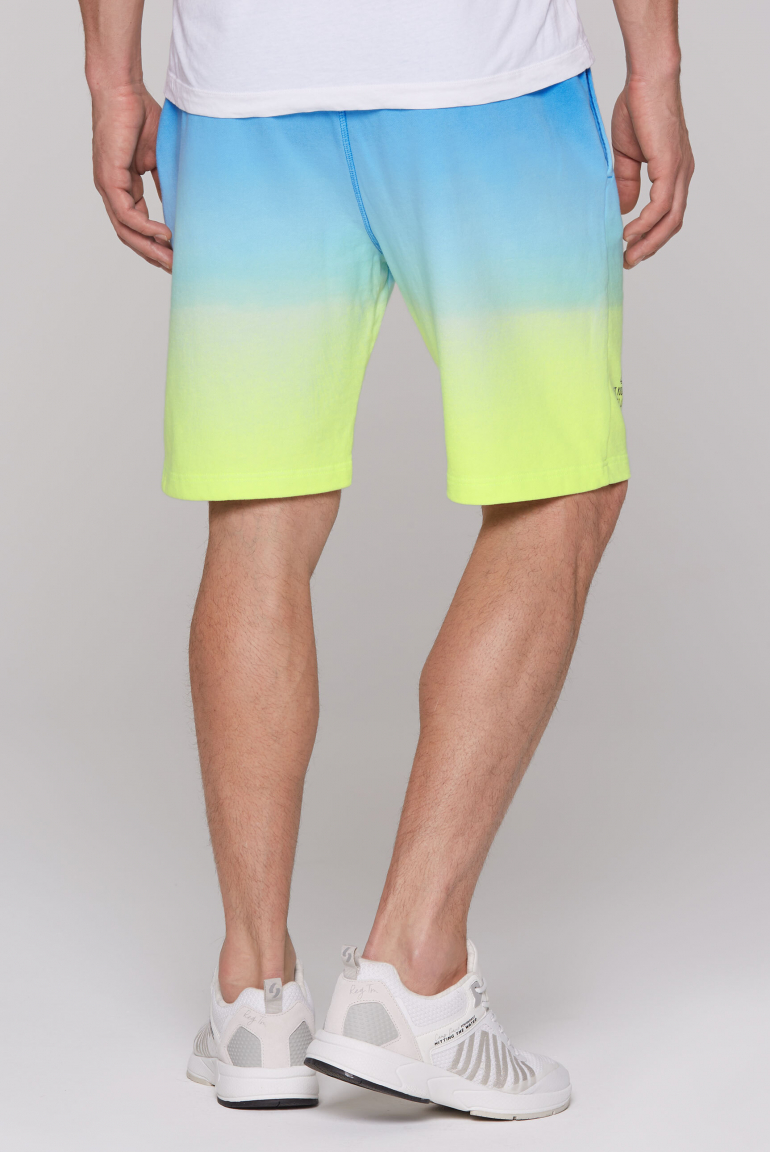 Sweatshorts Dip Dye mit Logo Prints