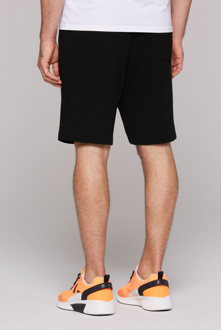 Sweatshorts mit Logo-Puff-Print