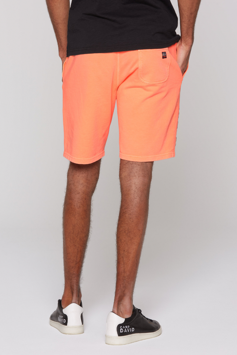 Sweatshorts mit Logo-Puff-Print