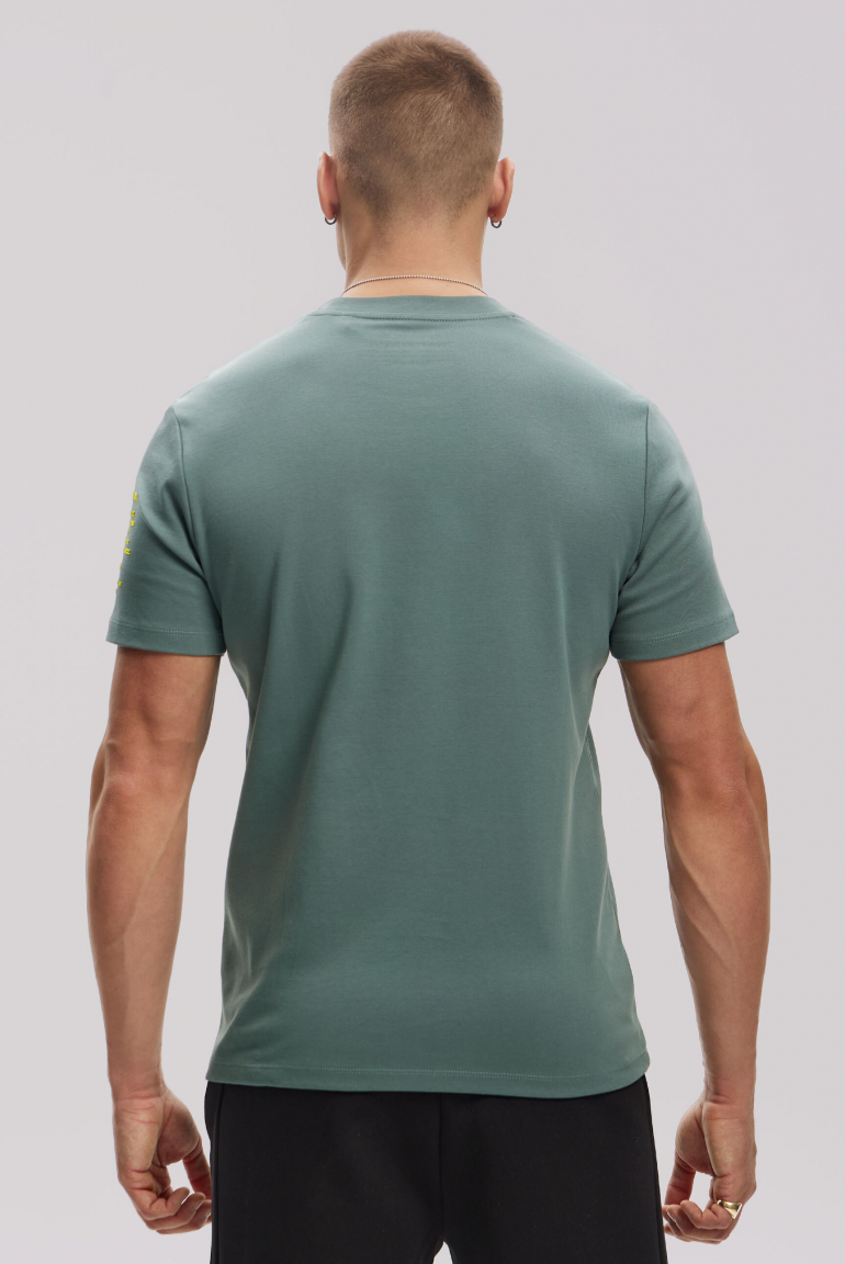 T-Shirt aus Interlock-Jersey mit Rubber Prints
