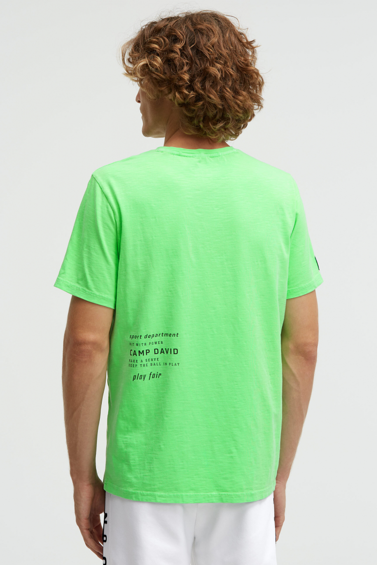 T-Shirt Rundhals mit kleinen Folienprints