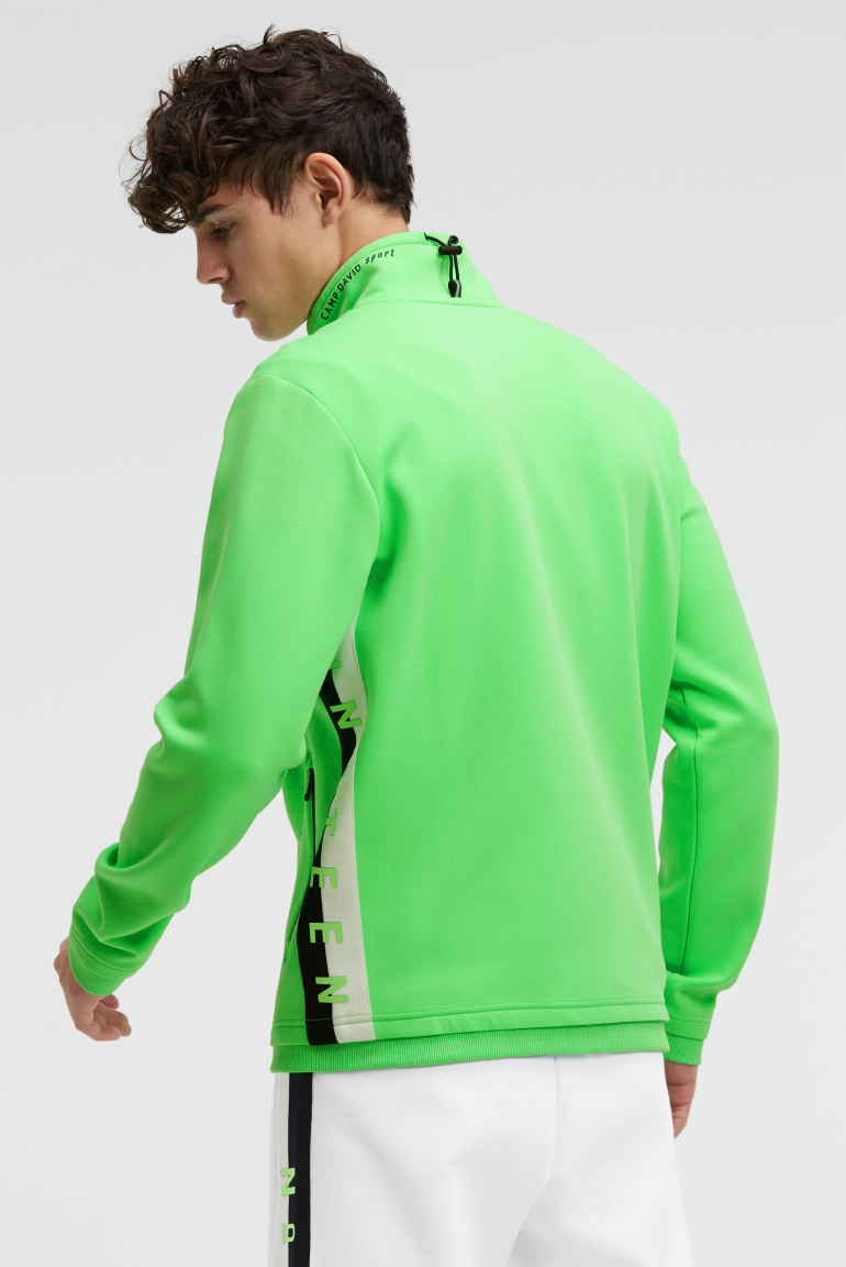 Trainingsjacke aus Interlock mit Logo Artworks