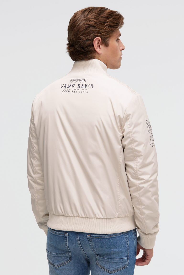 Wende-Blouson mit Logo Prints