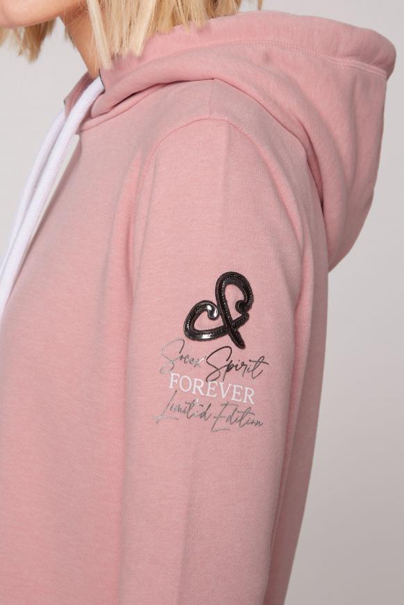 Kapuzensweatshirt mit Ärmel-Artwork