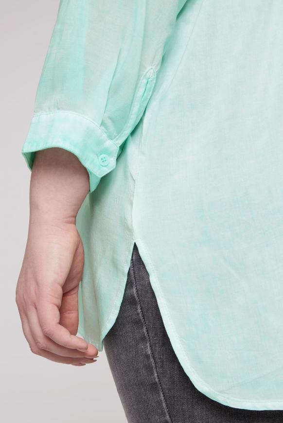 Lange Bluse mit Rücken-Print